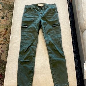 Madewell green cotton pants
